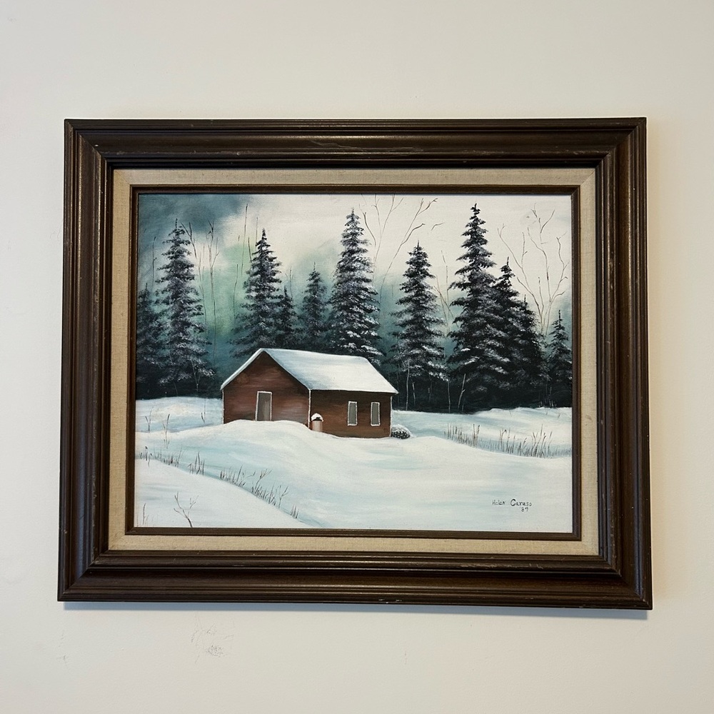 Signed painting ‘Solitude’